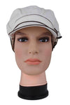 Fabseasons White Cotton Beanies Cap for Women