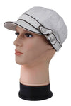 Fabseasons White Cotton Beanies Cap for Women freeshipping - FABSEASONS