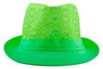 FabSeasons Neon  Fedora Hat for Women freeshipping - FABSEASONS