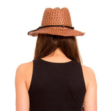Fabseasons Brown Beach Hat For Women