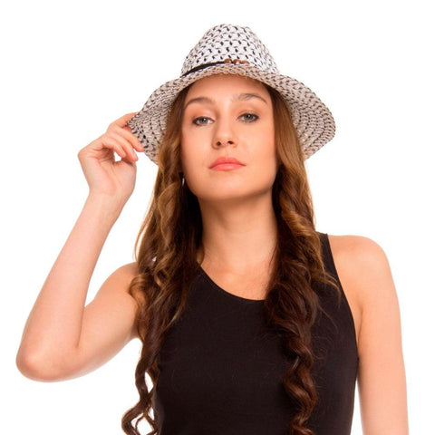 Fabseasons White Beach Hat For Women