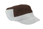 Fabseasons Plain Brown Grey Cotton Cap for Ladies