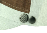 Fabseasons Plain Brown Grey Cotton Cap for Ladies freeshipping - FABSEASONS