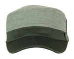 Fabseasons Plain Dark Grey Black Cotton Cap for Ladies