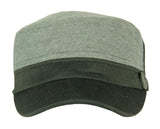 Fabseasons Plain Dark Grey Black Cotton Cap for Ladies