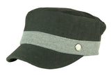 FabSeasons Black Grey Cotton Cap