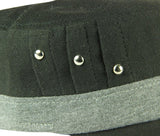 FabSeasons Black Grey Cotton Cap