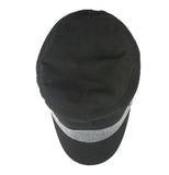 FabSeasons Black Grey Cotton Cap