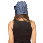 Fabseasons Navy Blue Ribbon Cloche for Women