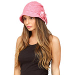 Fabseasons Pink Ribbon Cloche for Women