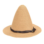 FabSeasons Beige Solid Fancy Cone Hat