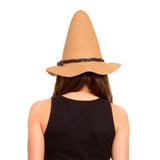 FabSeasons Beige Solid Fancy Cone Hat