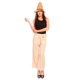 FabSeasons Beige Solid Fancy Cone Hat