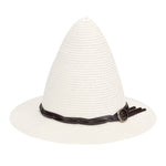 Fabseasons White Solid Fancy Hat for Women freeshipping - FABSEASONS