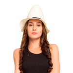 Fabseasons White Solid Fancy Hat for Women freeshipping - FABSEASONS