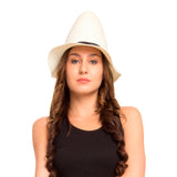 Fabseasons White Solid Fancy Hat for Women freeshipping - FABSEASONS