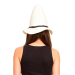 FabSeasons White Solid Fancy Hat