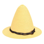 FabSeasons Yellow Solid Fancy Hat