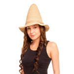 FabSeasons Beige Striped Fancy Cone Hat