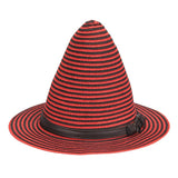 FabSeasons Red Striped Fancy Cone Hat