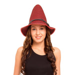 FabSeasons Red Striped Fancy Cone Hat
