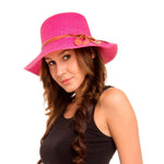 FabSeasons Pink Simple Sun Hat for Women