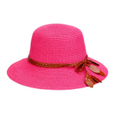 FabSeasons Pink Simple Sun Hat for Women freeshipping - FABSEASONS