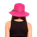 FabSeasons Pink Simple Sun Hat for Women freeshipping - FABSEASONS