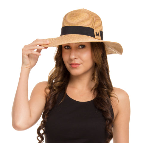 FabSeasons Brown Sun Hat for Women