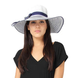 FabSeasons Blue Wavy Long Brim Sun Hat