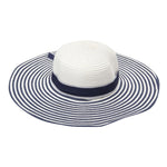 FabSeasons Blue Wavy Long Brim Sun Hat