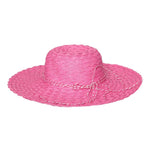 Fabseasons Pink Beach Cartwheel Hat