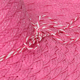 Fabseasons Pink Beach Cartwheel Hat