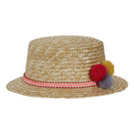 FabSeasons Natural Fancy Beige Beach Hat