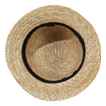 FabSeasons Natural Fancy Beige Beach Hat with beads