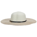 FabSeasons Drip Shade Beige Hat with belt