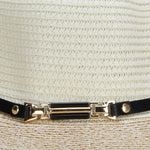 FabSeasons Drip Shade Beige Hat with belt