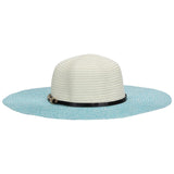 FabSeasons Drip Shade Blue Hat with belt