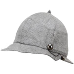 FabSeasons Simple Grey Fancy Cloche for Women & Girls freeshipping - FABSEASONS