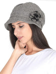 FabSeasons Fancy Fashion Grey Cloche Hat