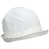 FabSeasons Fancy Fashion White Cloche Hat