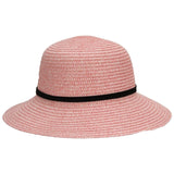 FabSeasons Short Falling Brim Pink Beach and Sun Hat