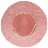 FabSeasons Short Falling Brim Pink Beach and Sun Hat