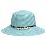 FabSeasons Falling Brim Blue Beach and Sun Hat & Cap for Women & Girls freeshipping - FABSEASONS