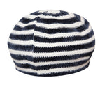 FabSeasons Navy Knitted Fancy Beret Caps for Girls & Women