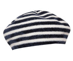 FabSeasons Navy Knitted Fancy Beret Caps for Girls & Women