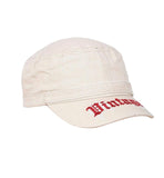 FabSeasons White Vintage Unisex Cotton Short Peak Summer Cap