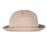 FabSeasons Solid Unisex Washed Beige Cotton Bucket Hat & Cap