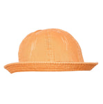 FabSeasons Solid Unisex Washed Orange Cotton Bucket Hat & Cap