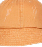 FabSeasons Solid Unisex Washed Orange Cotton Bucket Hat & Cap
